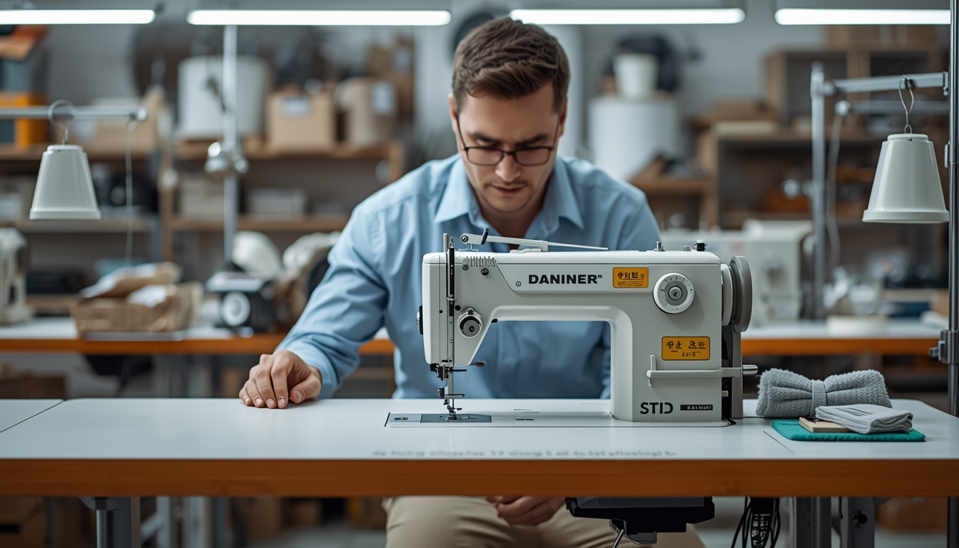 Professional sewing workshop with quality equipment