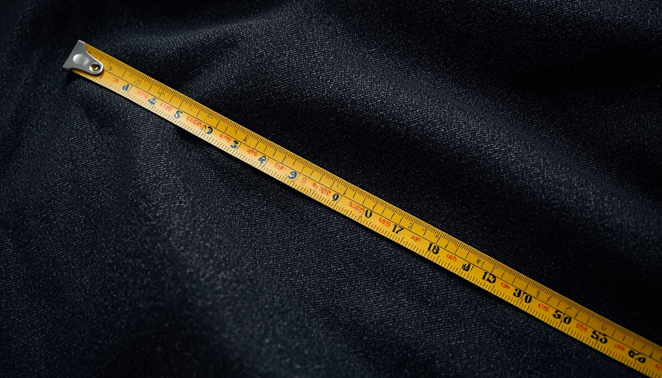 Precise measurements for perfect clothing alterations